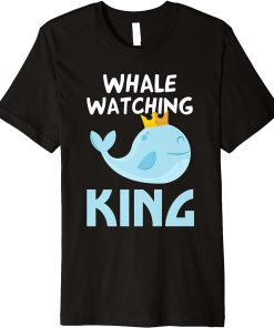 Funny Whale Watching King Ocean Water Marine Biology Orca Premium T-Shirt