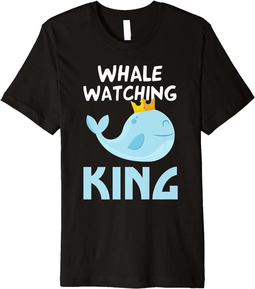 Funny Whale Watching King Ocean Water Marine Biology Orca Premium T-Shirt