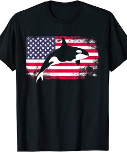 I Love Orcas USA T-Shirt