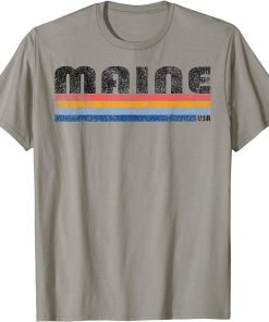 Vintage 1980s Style Maine T-Shirt