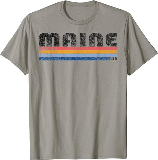 Vintage 1980s Style Maine T-Shirt