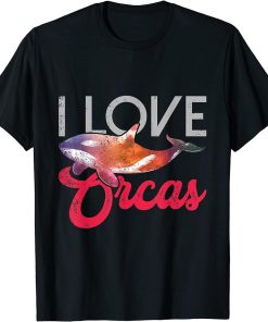 I Love Orcas T-Shirt