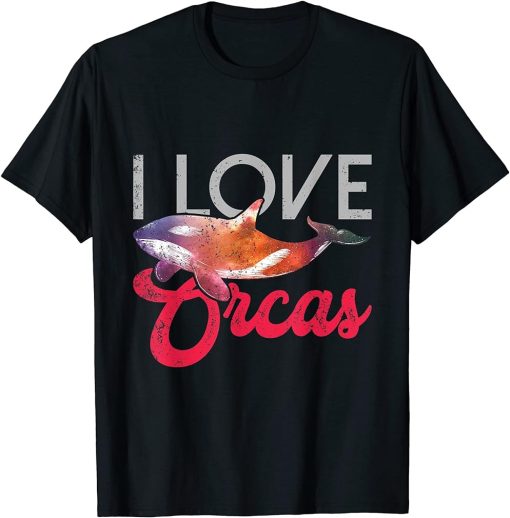 I Love Orcas T-Shirt